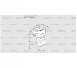 IBA50/32Z05/20-60W3TR10 (88301335) Дроссельная заслонка Kromschroder