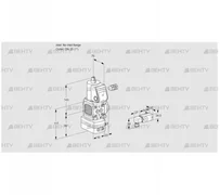 VAD1-/25R/NW-100A (88000847) Газовый клапан с регулятором давления Kromschroder