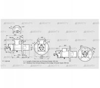 BIO 125KB-250/235-(20E)E (84199055) Газовая горелка Kromschroder