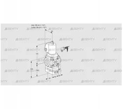 VAV240R/NWGLAK (88012423) Газовый клапан с регулятором соотношения Kromschroder