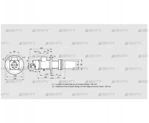 BIC 65RD-100/135-(38)E (84031022) Газовая горелка Kromschroder