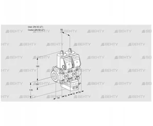 VCG3T50N/50N05NGAQR/PPPP/PPPP (88107709) Клапан с регулятором соотношения Kromschroder