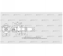 BIC 65HB-600/635-(34)E (84031073) Газовая горелка Kromschroder