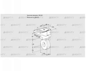 IBA80/50Z05/20-30W3T (88301304) Дроссельная заслонка Kromschroder