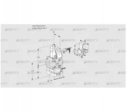 VAG120R/NWAE (88011669) Газовый клапан с регулятором соотношения Kromschroder