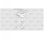 IBH100Z01A/20-07W2E (88303501) Дроссельная заслонка Kromschroder