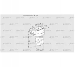 IBA100Z05/20-30Q3T (88302300) Дроссельная заслонка Kromschroder