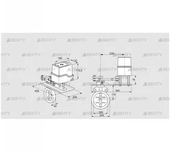 IDR200Z03D650GDW/50-60Q30E (88303549) Дроссельная заслонка Kromschroder