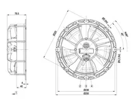 Вентилятор осевой промышленный Ebmpapst W1G200EC8720
