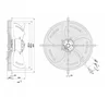 Осевой вентилятор ebmpapst S4D315BP3041