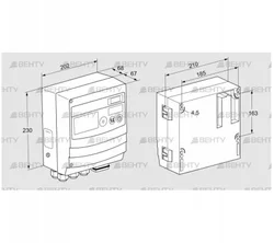 BCU480W1P6C0D0000K1E1-/LM400WF3O0E1- (88680026) Блок управления горением Kromschroder