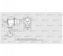 ZIO 200RM-150/135-(22)D (84277122) Газовая горелка Kromschroder