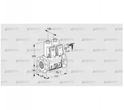 VCS780F05NNWRE/PPEP/PMMP (88205120) Сдвоенный газовый клапан Kromschroder