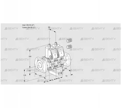 VCG3E50F/50F05NGEWR3/PPPP/PPPP (88101245) Клапан с регулятором соотношения Kromschroder