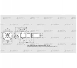 BIC 65HM-250/385-(72A)ER (84031541) Газовая горелка Kromschroder