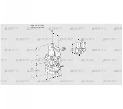 VAG120R/NQAE (88033134) Газовый клапан с регулятором соотношения Kromschroder