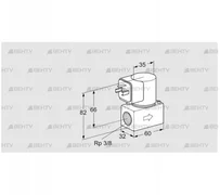 VG 10R01Q6 (85233040) Запорный газовый клапан Kromschroder