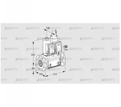 VCS780F05NLWSR3B/PPPP/PPPP (88206920) Сдвоенный газовый клапан Kromschroder