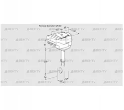 IBH50Z01A/20-07Q2T (88302769) Дроссельная заслонка Kromschroder