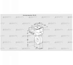 IBA40Z05/20-30W3TR10 (88301242) Дроссельная заслонка Kromschroder