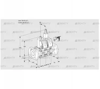 VCS3E50F/50F05NLWR3/PPPP/PPPP (88104466) Сдвоенный газовый клапан Kromschroder