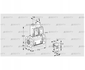 VCS7T80A05NLQSRB/2-P3/PPPP (88207456) Сдвоенный газовый клапан Kromschroder