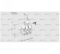 VCS3E50R/50R05NLWR/PPPP/PPPP (88103029) Сдвоенный газовый клапан Kromschroder
