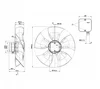 Осевой вентилятор ebmpapst A6E450AU0401