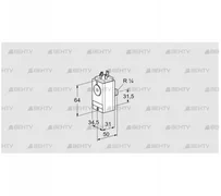 DG 17VC8D-5W (84448050) Датчик-реле давления газа Kromschroder