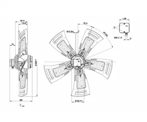 Осевой вентилятор ebmpapst A6D910AA0102