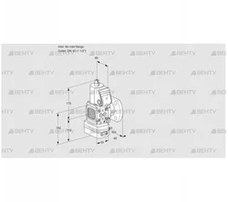 VAG2-/40F/NKAN (88013410) Газовый клапан с регулятором соотношения Kromschroder