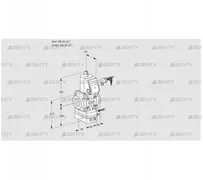 VAH350R/NQAE (88031011) Клапан с регулятором расхода Kromschroder