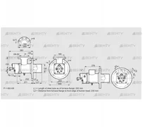 BIO 140KB-250/235-(66E)E (84099874) Газовая горелка Kromschroder