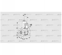 VAS780F05NQ3E/PP/PP (88202702) Газовый клапан Kromschroder