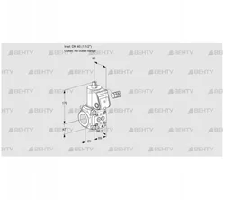 VAS240/-R/NQ (88009004) Газовый клапан Kromschroder