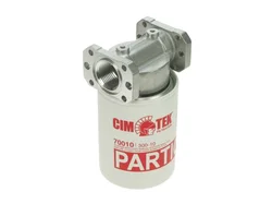 Тонкий фильтр дизельного топлива и бензина Cim-Tek 300-10 с адаптером