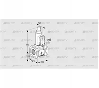 VAS8100F05LQSR3B/PP/PP (88202791) Газовый клапан Kromschroder