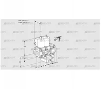 VCH1E25R/25R05NHEVWL/PPPP/PPPP (88106956) Клапан с регулятором расхода Kromschroder