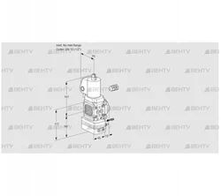 VAG1-/15R/NYGLBK (88027574) Газовый клапан с регулятором соотношения Kromschroder