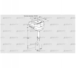 IBH80Z01A/20-07W2T (88301238) Дроссельная заслонка Kromschroder