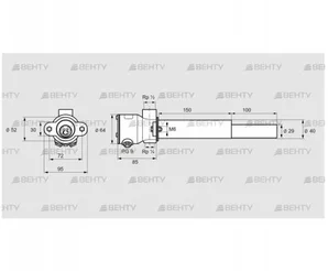 ZKIH 150/100R (84214010) Пилотная горелка Kromschroder