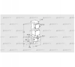 VK 80F10MA93DS (85312061) Газовый клапан с приводом Kromschroder