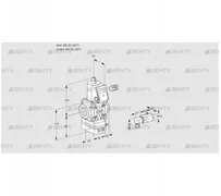 VAD120R/NW-100A (88005097) Газовый клапан с регулятором давления Kromschroder