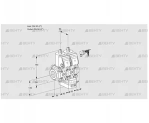 VCH3E50R/50R05NHEWR/PPPP/PPPP (88102890) Клапан с регулятором расхода Kromschroder