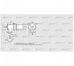 ZIC 200RD-0/335-(40)D (84099995) Газовая горелка Kromschroder