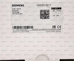 Газовый электромагнитный клапан Siemens VGD20.5011