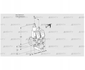 VCG3E50R/50R05LGEWR/PPPP/PPPP (88104616) Клапан с регулятором соотношения Kromschroder