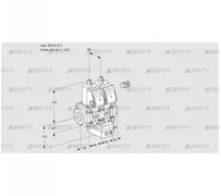 VCG2E50R/40R05NGEWR/PPPP/MMMM (88101131) Клапан с регулятором соотношения Kromschroder