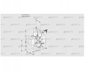 VAH350F/NWAE (88027188) Клапан с регулятором расхода Kromschroder