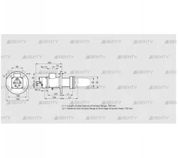 BIC 65RB-700/735-(37)E (84031081) Газовая горелка Kromschroder